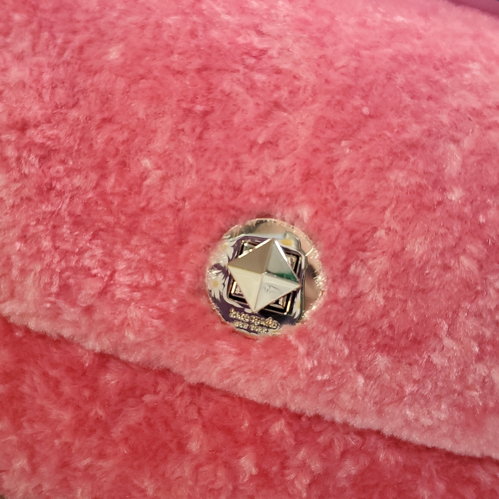 NWT Kate Spade Natalia Pink Faux Fur crossbody